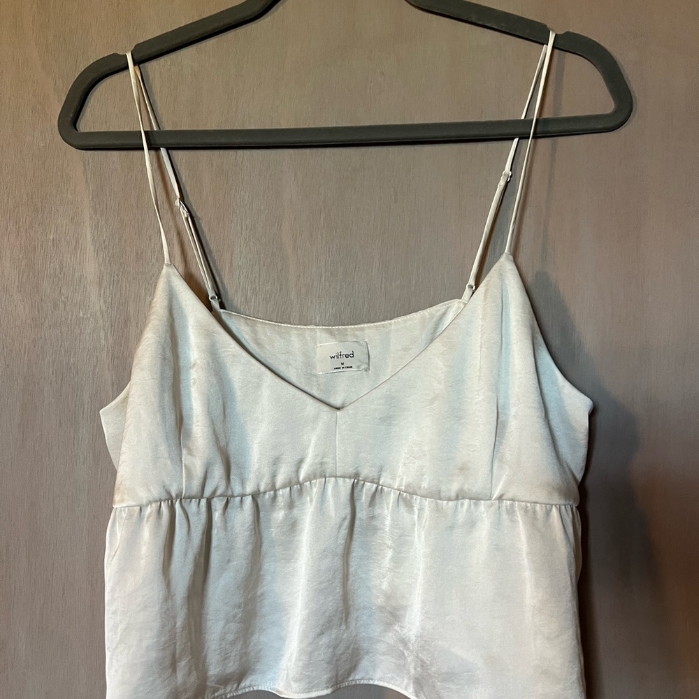 Wilfred silky crop top